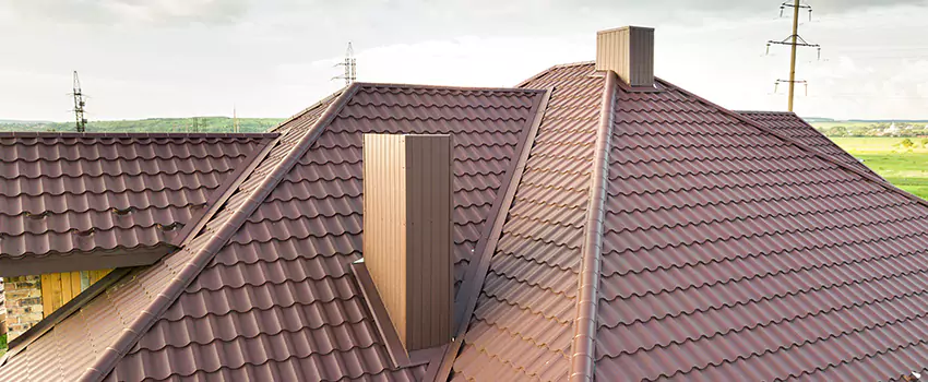 Residential Chimney Flashing Restoration in Longmeadow, MA