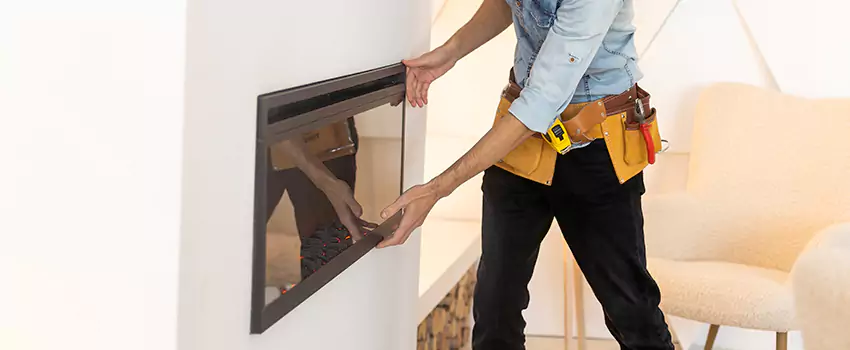 Metal Fireplace Installation in Longmeadow, Massachusetts