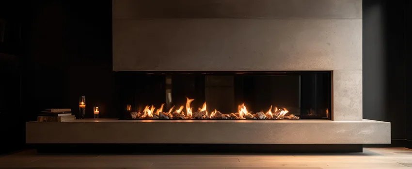 Gas Fireplace Ember Bed Design Services in Longmeadow, Massachusetts