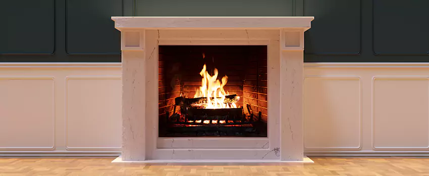 Open Flame Wood-Burning Fireplace Installation Services in Longmeadow, Massachusetts