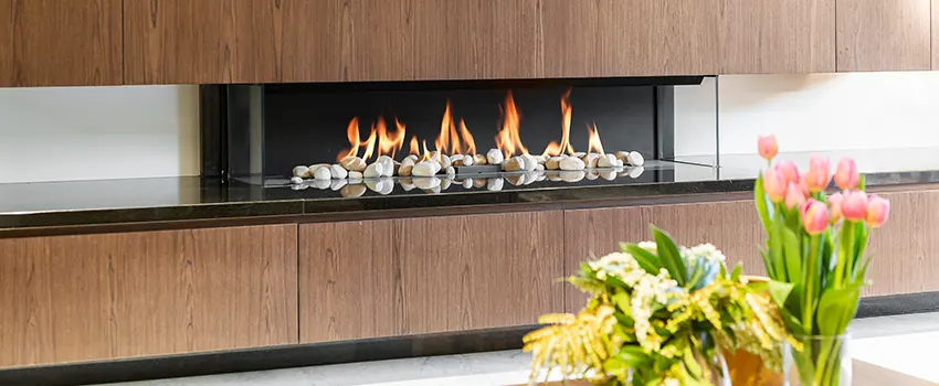 Double-height Fireplace Design Refurbishment in Longmeadow, Massachusetts