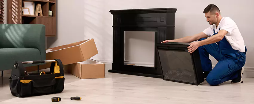 Old Rusted Metal Fireplace Repair And Replacement in Longmeadow, MA